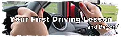 Your first driving lesson and beyond