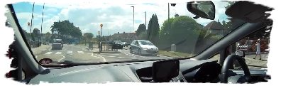 Hockley Driving School car on manoeuvres